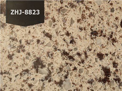 Dalle de pierre de quartz multicolore